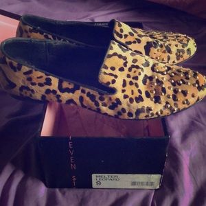 Steven Madden Studded Leopard flats